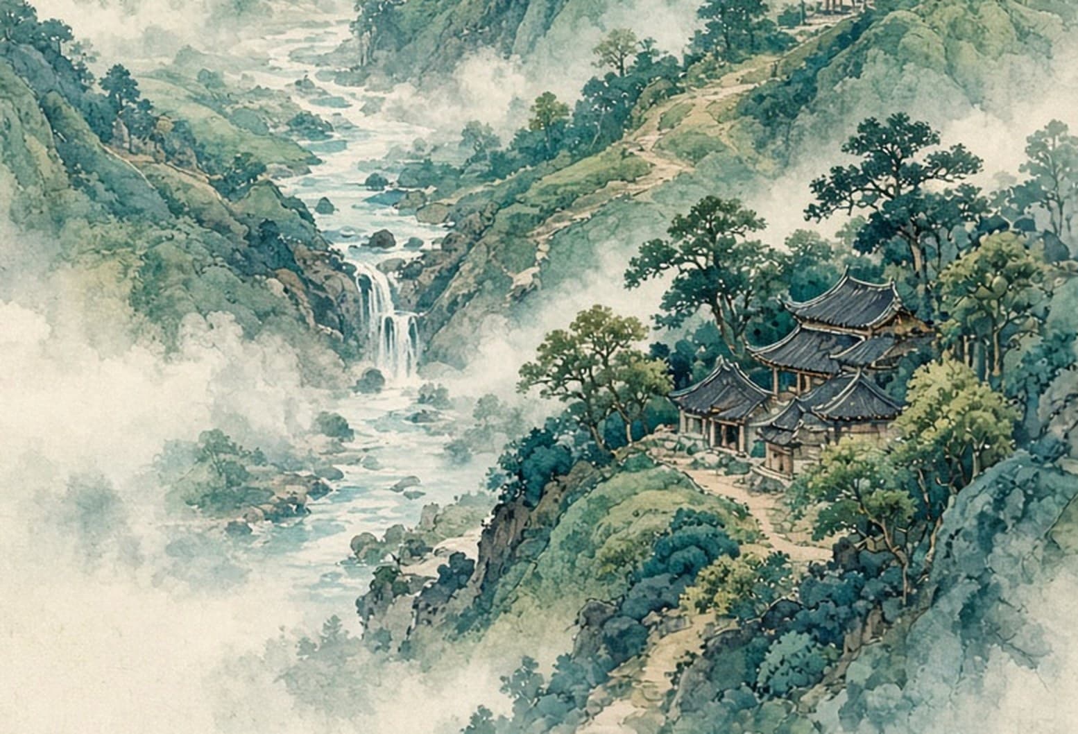 小院一角